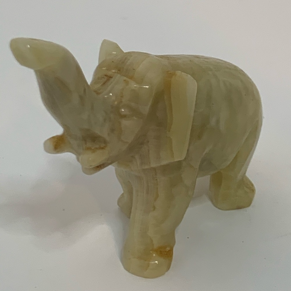 Alabaster Marble Carves Elephant 🐘